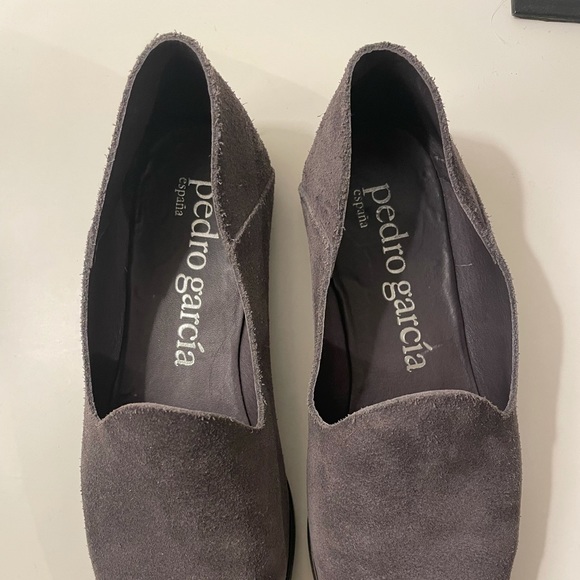 Pedro Garcia- Grey suede smoking slippers - Picture 3 of 6